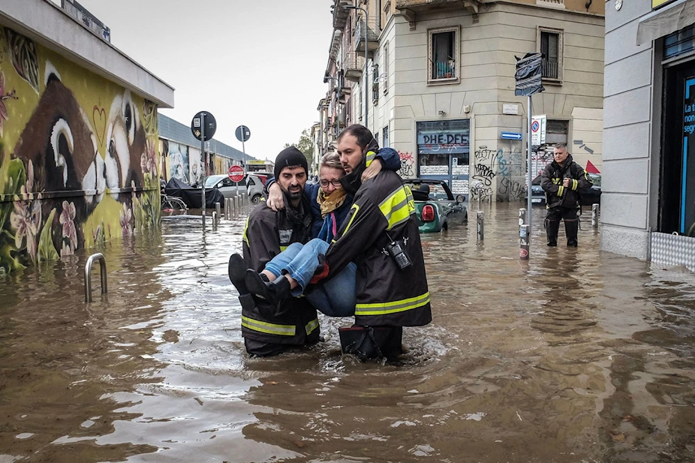 Italia en crisis climática: temporal provoca graves inundaciones