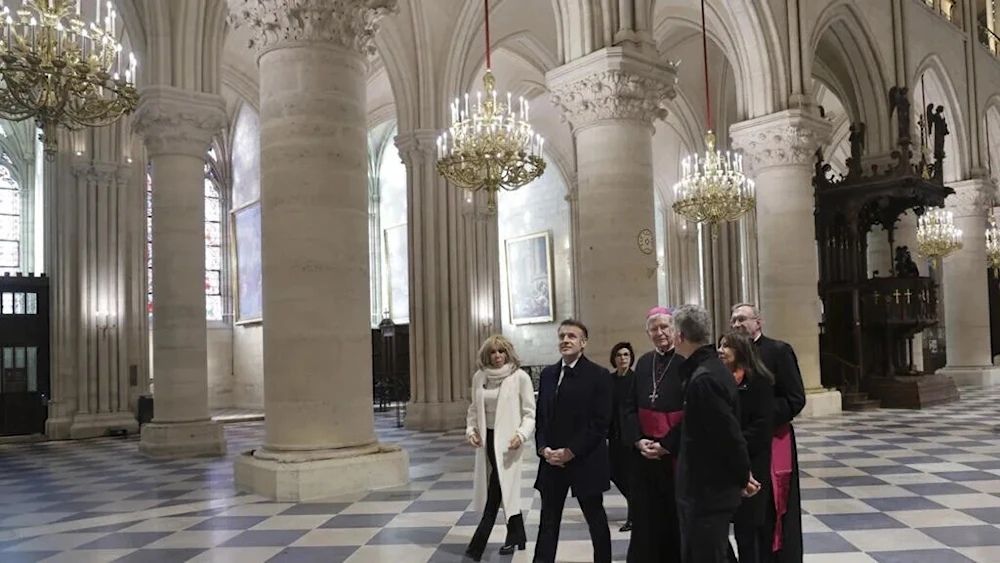 Macron visita Catedral de Notre Dame previo a su reapertura