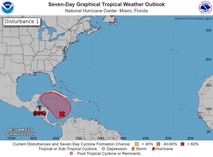Cuba en alerta ante paso de depresión tropical 18
