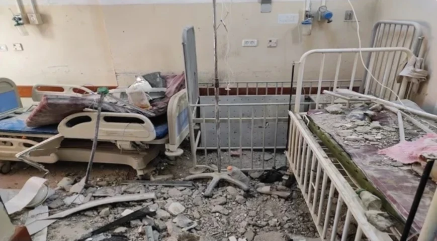 Denuncian ataque israelí contra hospital en norte de Gaza