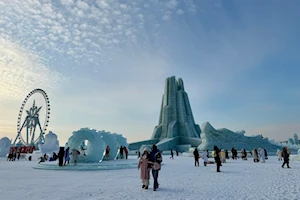 El parque de hielo más grande del mundo abre en China: Harbin Ice-Snow World celebra su 26.ª edición con un homenaje a los Juegos Asiáticos de Invierno 2025