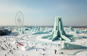 El parque de hielo más grande del mundo abre en China: Harbin Ice-Snow World celebra su 26.ª edición con un homenaje a los Juegos Asiáticos de Invierno 2025