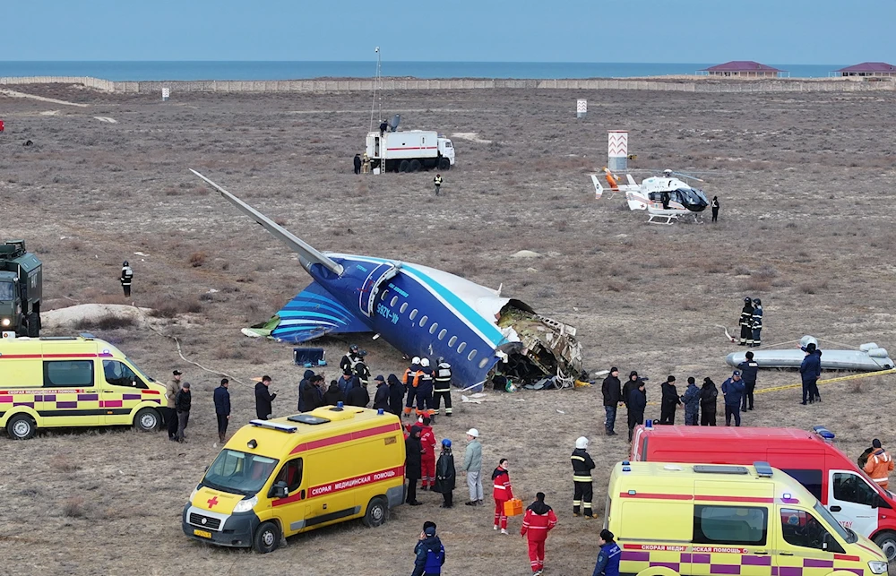 Azerbaijan Airlines revela causa del accidente aéreo en Kazajistán