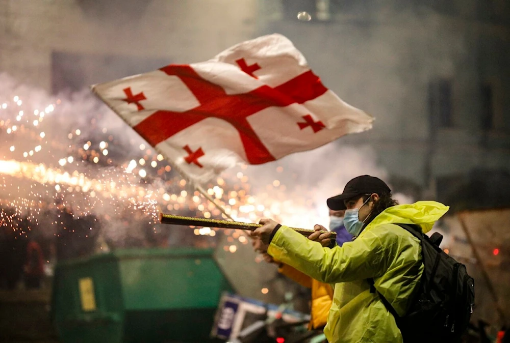 Manifestaciones violentas en Georgia: daños, heridos y detenidos