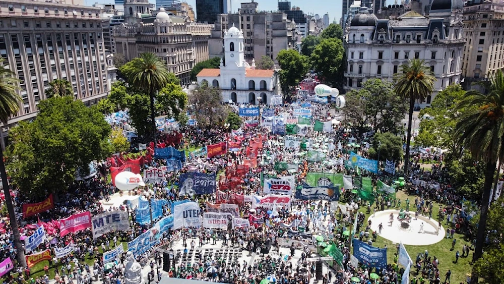 Protestas masivas en Argentina contra ajuste económico de Milei