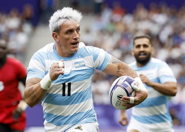 Argentina inicia con victoria en Rugby 7 de París 2024 (Foto: EFE)