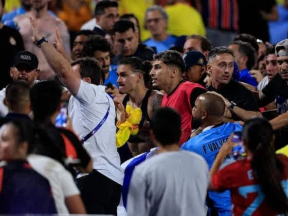 Conmebol sanciona a jugadores uruguayos por incidentes en Copa América