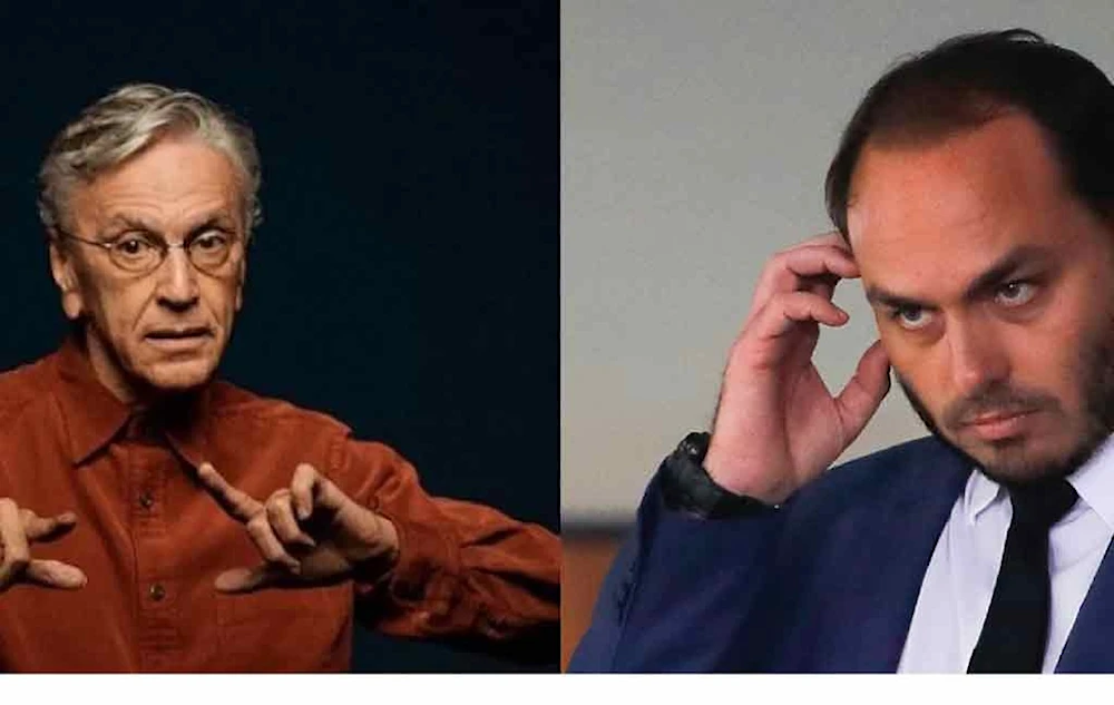 Músico brasileño Caetano Veloso demandará a hijo de Bolsonaro