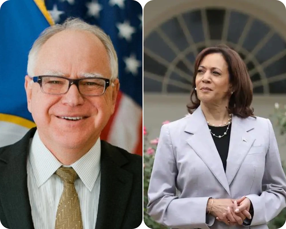 Kamala Harris elige a Tim Walz compañero de fórmula para elecciones
