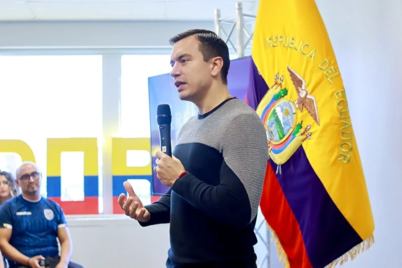 Noboa admite que situación en Ecuador “es un caos”