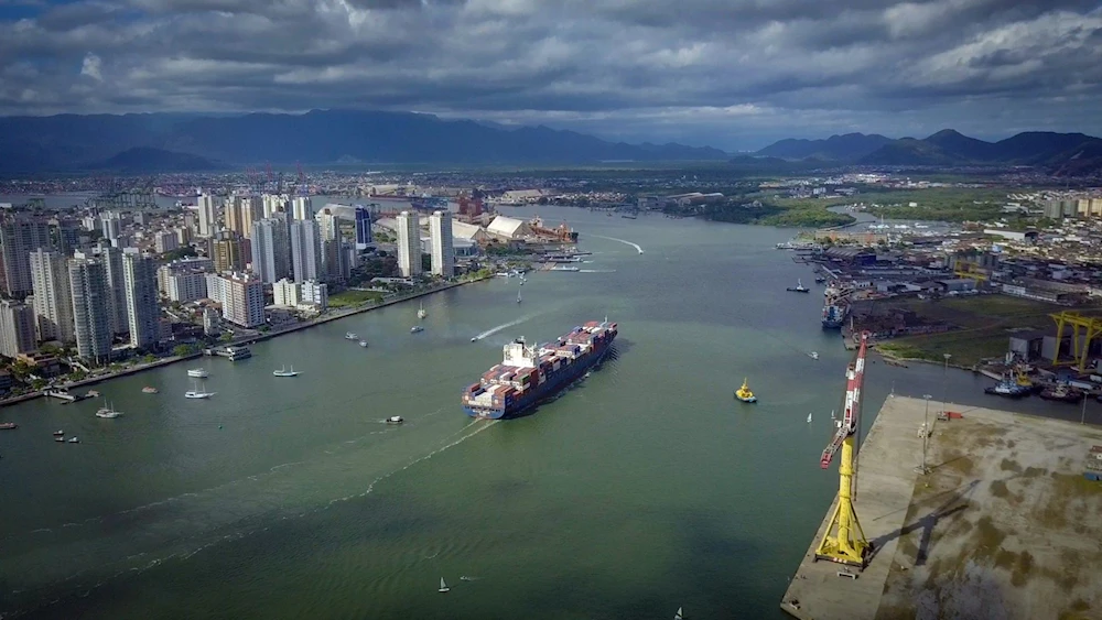 Puerto de Santos en Brasil rompe récords de carga en 2024