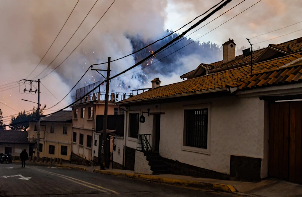 Gobierno ecuatoriano evalúa declarar emergencia nacional por incendios