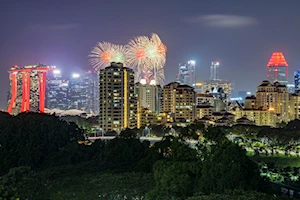 Increíbles celebraciones y fuegos artificiales dan bienvenida al año 2025 en varias partes del mundo