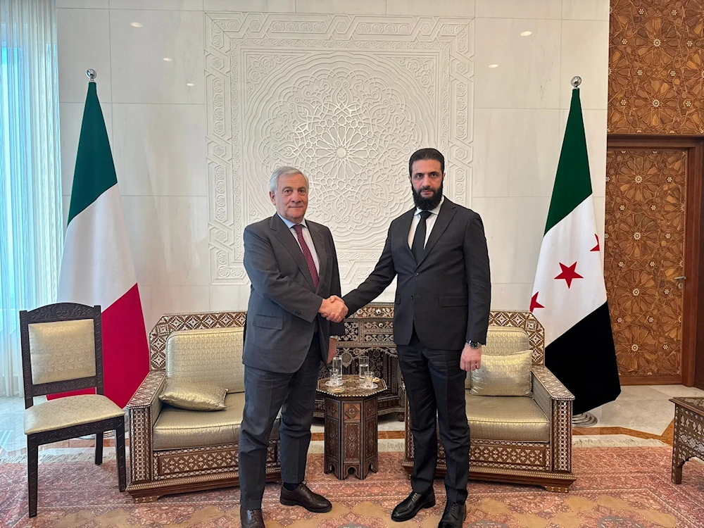 Canciller de Italia expresa apoyo a jefe de facto de Siria