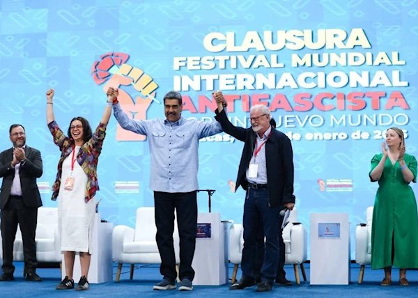 Nicolás Maduro recibió el respaldo de delegados internacionales en el Festival Mundial Antifascista celebrado en Caracas