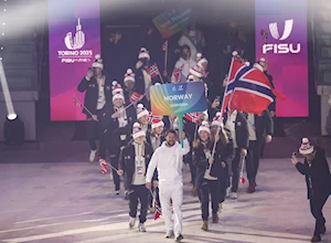 Así fue la espectacular ceremonia de apertura de los Juegos Mundiales Universitarios de Invierno FISU 2025 en Turín: más de 2.000 atletas de 57 países dan inicio a la gran competencia