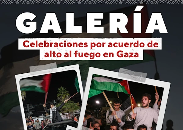 Celebraciones por el acuerdo de alto en fuego en Gaza