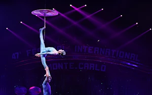 Más de 200 acróbatas de 22 países participan en el 47° Festival Internacional de Circo de Montecarlo en Mónaco