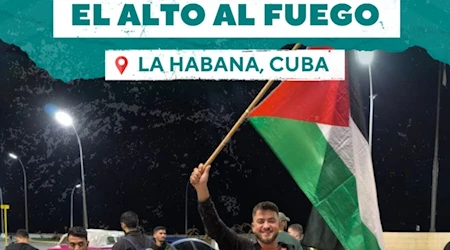 Palestinos celebran el alto al fuego