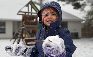 La ciudad estadounidense de Nueva Orleans despierta cubierta de nieve: el fenómeno más sorprendente desde 2009