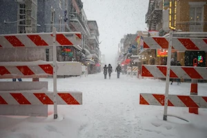 La ciudad estadounidense de Nueva Orleans despierta cubierta de nieve: el fenómeno más sorprendente desde 2009