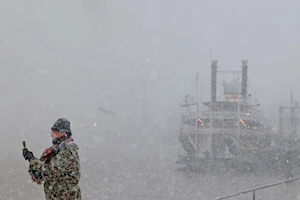 La ciudad estadounidense de Nueva Orleans despierta cubierta de nieve: el fenómeno más sorprendente desde 2009