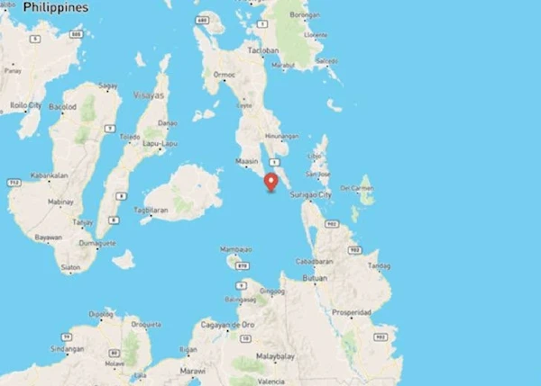 Leyte del Sur sufre fuerte sismo de magnitud 5,8 en Filipinas