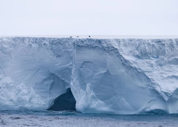 El iceberg A23a está a la deriva en el Atlántico Sur