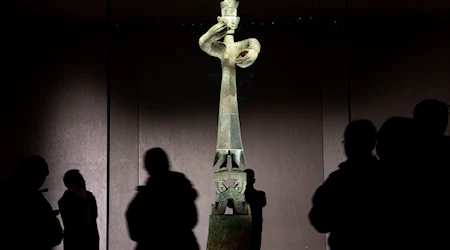 En el Museo Sanxingdui en Guanghan, China, se exhiben las ruinas de Sanxingdui que datan de 3.000 a 4.500 años, pertenecientes al reino del Reino Shu. Fotos: Xinhua