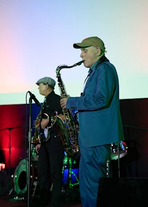 El gran maestro y showman de Cuba Bobby Carcassés en el escenario del Jazz Plaza