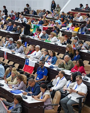 Clausura de la VI Conferencia Internacional por el Equilibrio del Mundo
