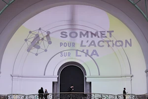 Instalación de la Cumbre de Inteligencia Artificial en París, Francia