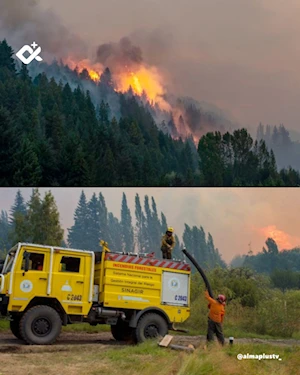 La Patagonia en llamas