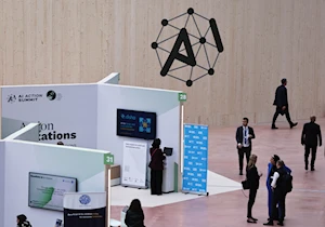 Instalación de la Cumbre de Inteligencia Artificial en París, Francia
