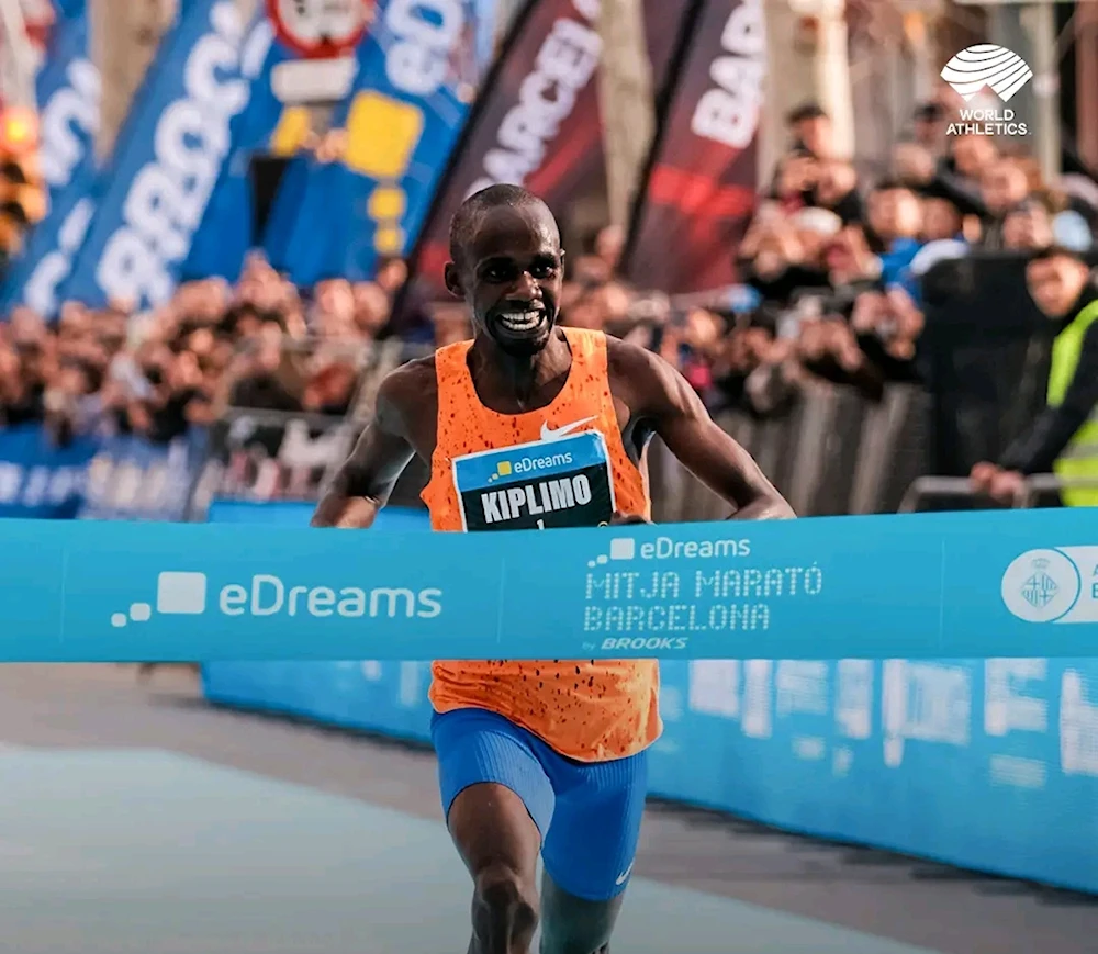 Jacob Kiplimo implanta récord mundial en la media maratón