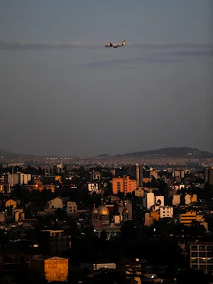 Así de imponente es Addis Abeba, la capital de Etiopía y sede de la Unión Africana