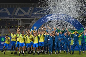 Brasil se corona campeón del Suramericano Sub-20 2025 disputado en Venezuela, tras una gran remontada en la fase final