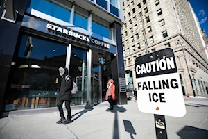Frío polar se sintió este 18 de febrero en la ciudad estadounidense de Chicago, Illinois, en donde las temperaturas llegaron a menos 28 grados Celsius