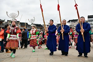Color, tradición y música en el Festival Gannangxiang: la celebración centenaria del pueblo Miao en Guizhou, China