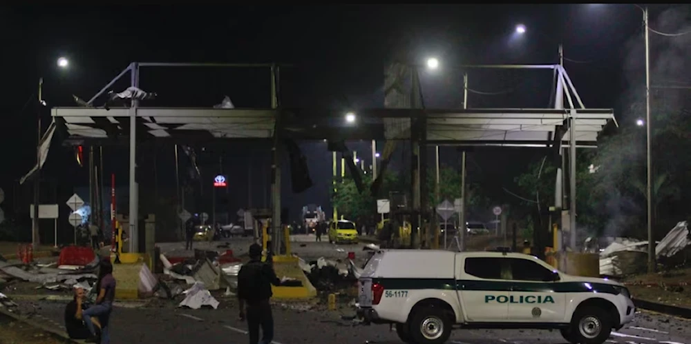 Explosivos destruyen peaje colombo-venezolano y dejan cinco heridos