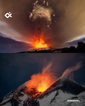 El volcán Etna, en Italia, vuelve a demostrar su imponente fuerza con nueva erupción