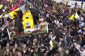 Homenaje multitudinario a los líderes de la Resistencia de Líbano