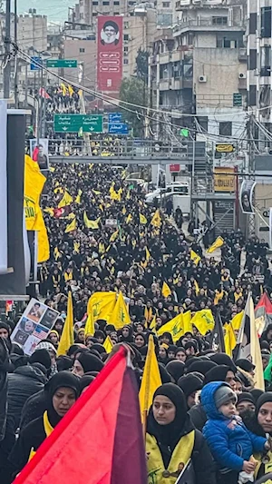 Homenaje multitudinario a los líderes de la Resistencia de Líbano