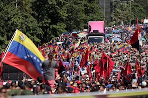 En imágenes: Venezolanos se manifestaron contra el colonialismo el 27 de febrero