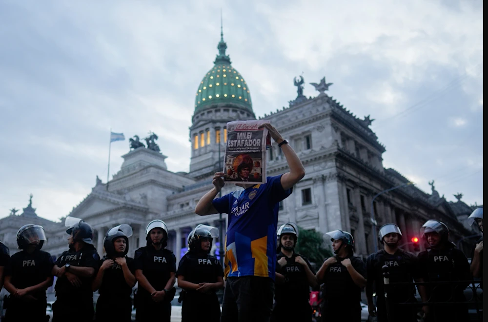 Argentina vive jornada nacional de protestas contra el ajuste de Milei
