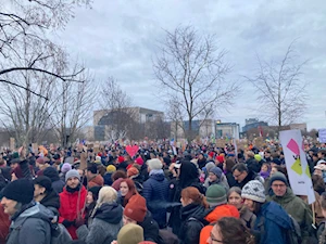 “Nunca más fascismo”: Alemanes marcharon este domingo en Berlín contra el avance de la extrema derecha