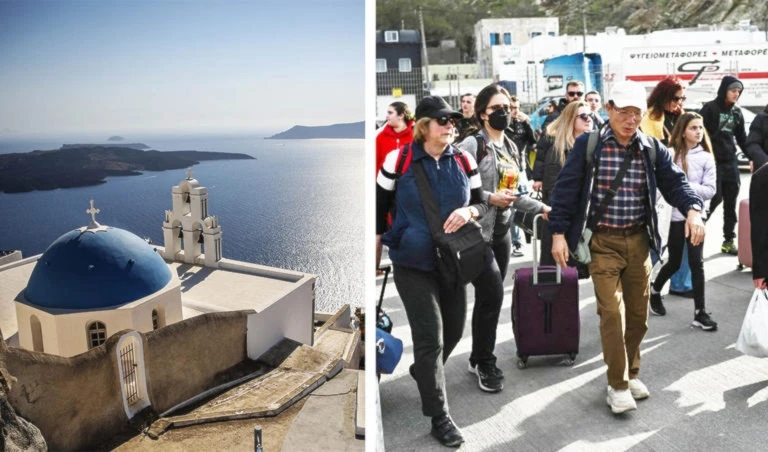 Enjambre sísmico obliga evacuación en Santorini, Grecia