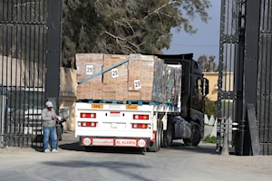 Ayuda humanitaria entra a Gaza por el paso fronterizo de Rafah