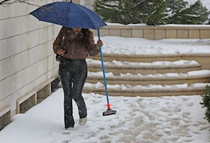 Nevada sorprende a habitantes de Sawfar, en Líbano