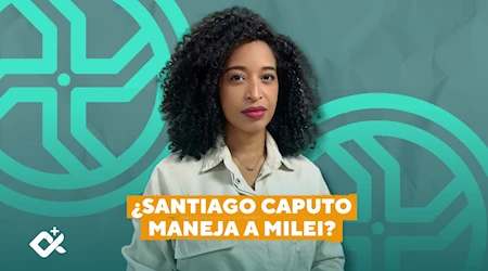 Mientras Milei intentaba responder sobre la estafa cripto, Caputo interrumpió y desvió el tema.